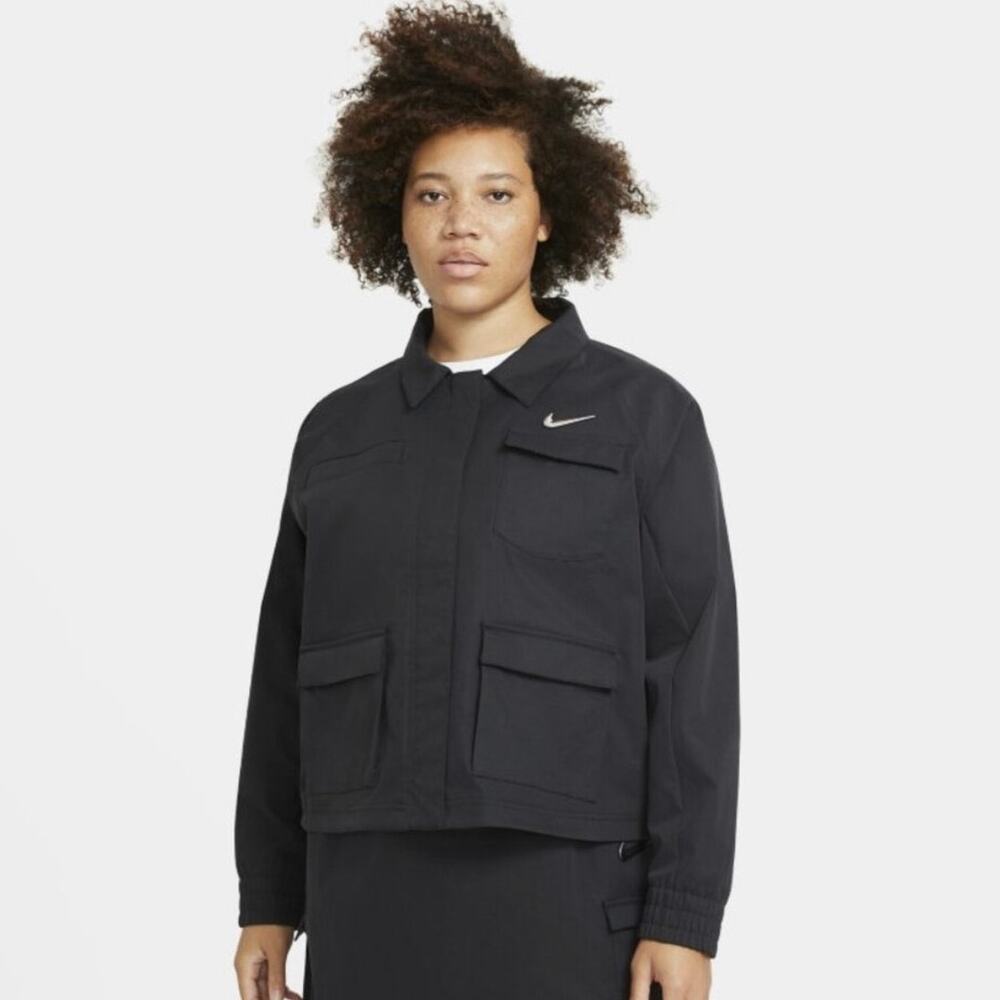 Nike Jacket Black Swoosh Jacket